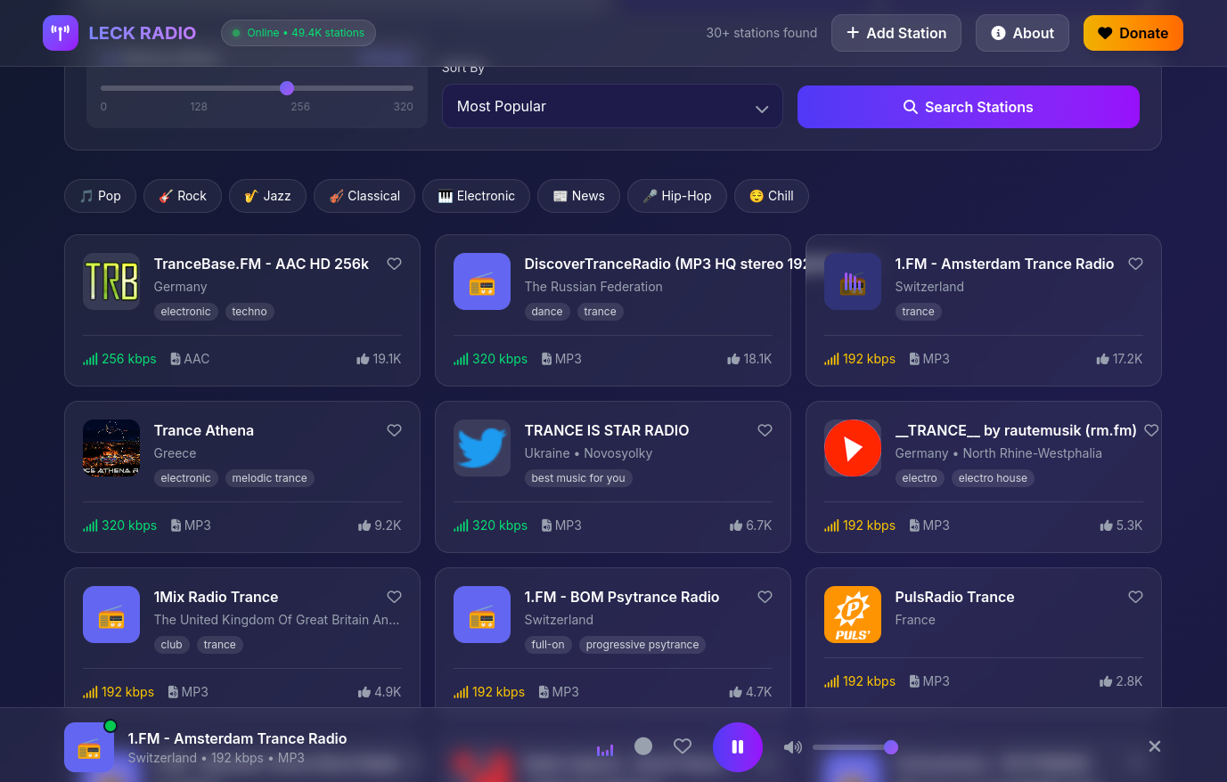 LECK RADIO Screenshot